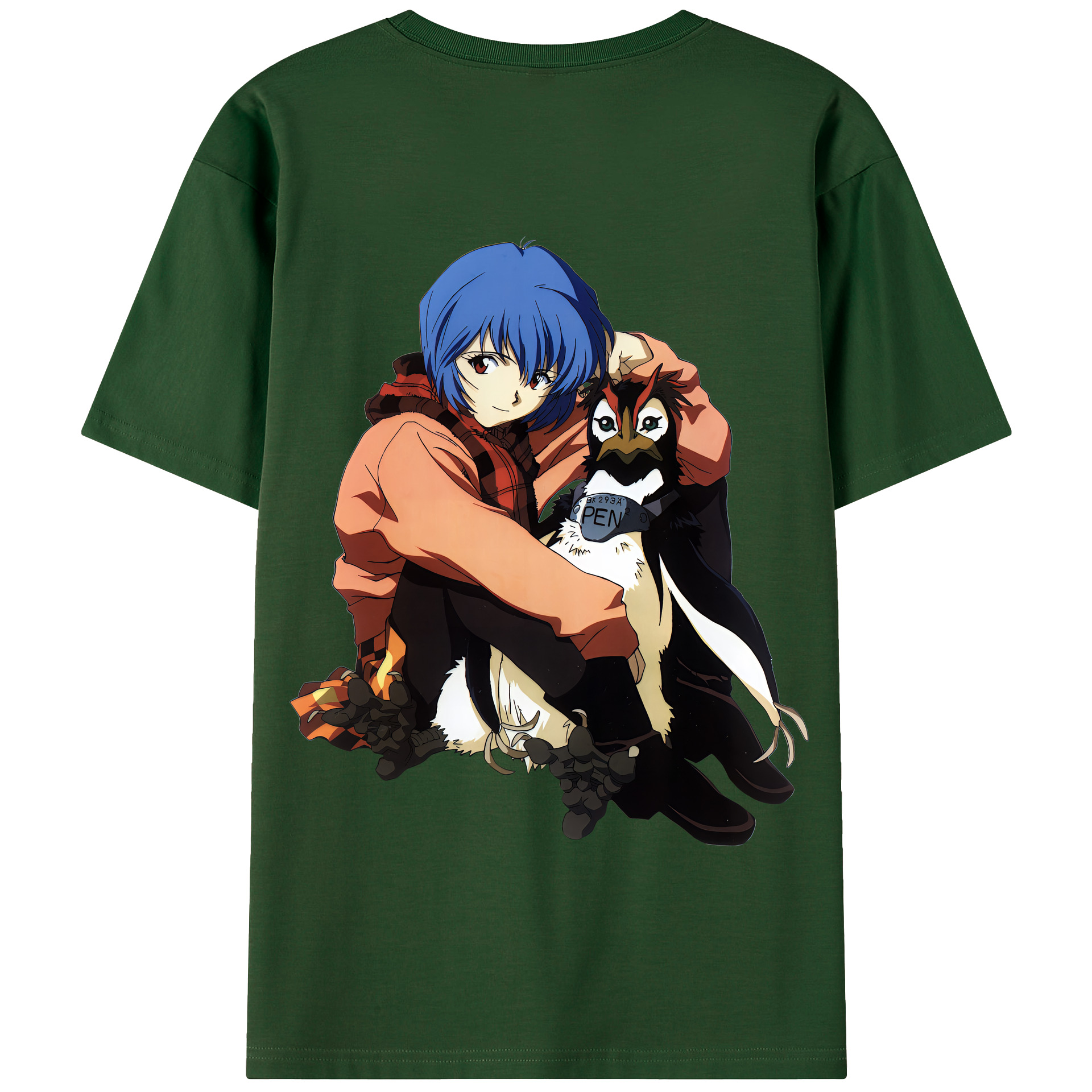 （画像用） EVA 新世紀エヴァンゲリオン 綿100％半袖Tシャツ（背面プリント）